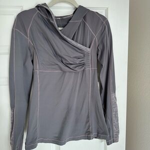 lululemon Women’s Hooded Long-Sleeve Active Top - Purple